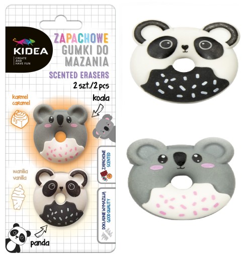 PANDA KOALA VONNÁ GUMA 2 ks KIDEA