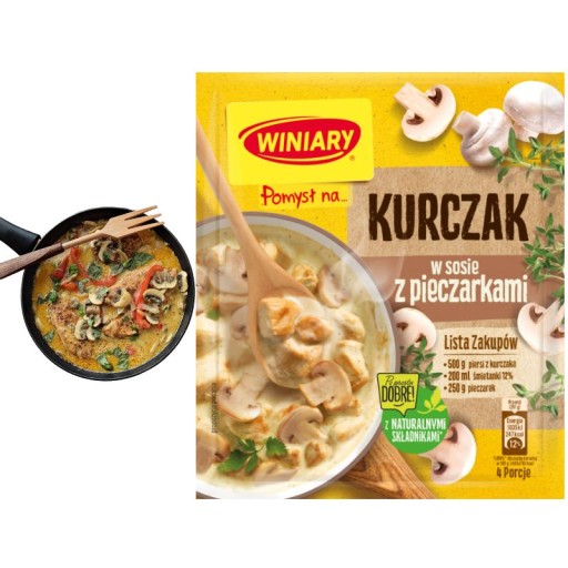 WINIARY NÁPAD NA... kuracie mäso v omáčke s hubami 32g