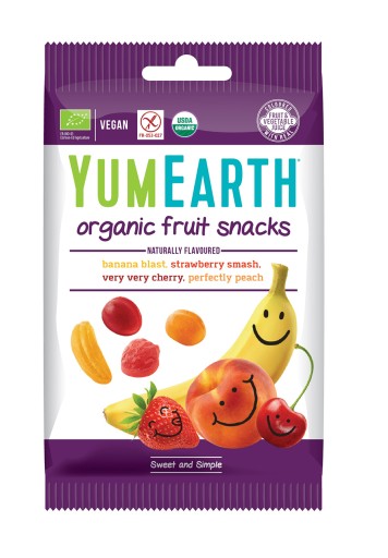 1x YumEarth Eco ovocné gumičky s vitamínom C