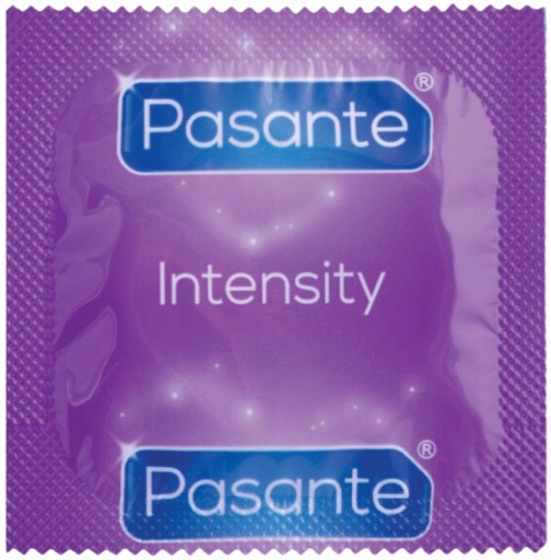 Pasante Intensity Condoms Ribbed Tabs 1 kus