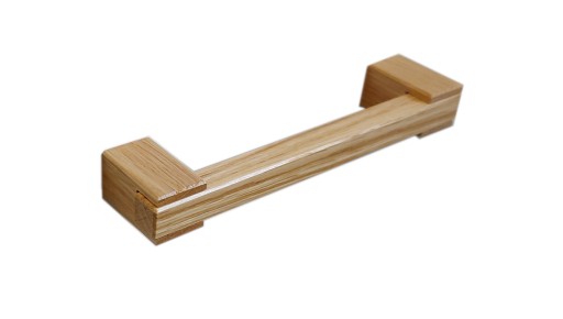 Dubová nábytková úchytka Zábradlie, dĺžka 116mm, šírka 96mm