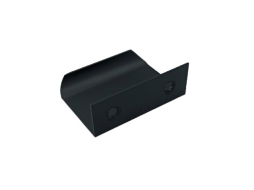 HRANOVÁ NÁBYTKOVÁ ÚCHYTKA LEO OVAL 032/52MM MAT ČIERNA