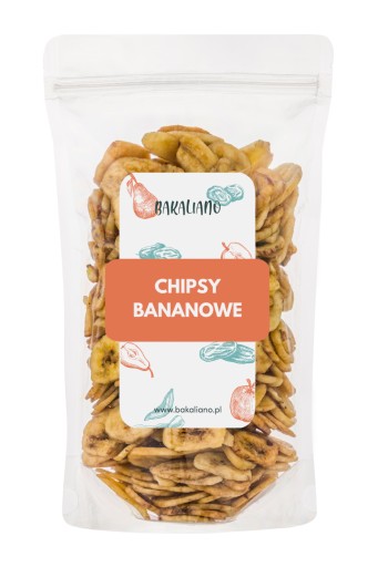 BANÁNOVÉ ČÍPKY 500g - SUŠENÉ BANÁNY, LAHODNÉ!