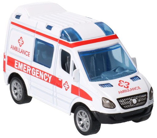 Kovové auto POLICAJNÁ AMBULANCIA 6809