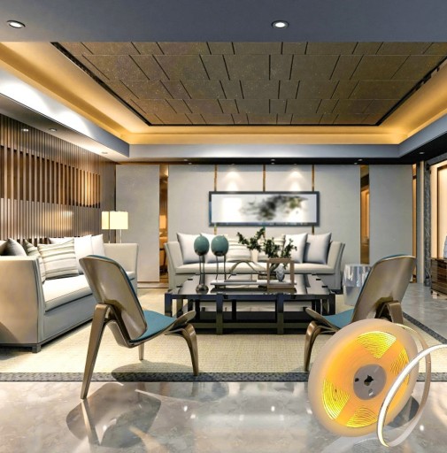 COB LED STRIP páska na meter 480LED/m 9W IP20 TEPLÁ BIELA 5 rokov záruka