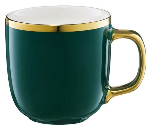 HRNČEK SO ZLATOU RÚČKOU 330ML ROYAL GREEN AMBITION