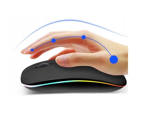 MYS wireless ĽAHKÉ BEZDRÔTOVÉ RGB