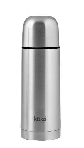 Koko Silver oceľová termoska na nápoje, 0,35 l, strieborná