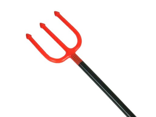 VIDLIČKY ČERT ČERT HALLOWEEN Vianočná koleda 115CM