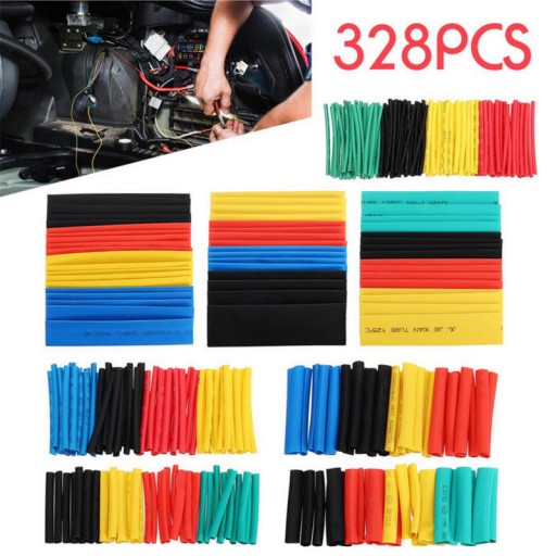 Sada 328 zmršťovacích bužírok.