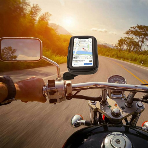 DRŽIAK TELEFÓNU NA BICYKEL GPS VODEODOLNÝ KRYT POUZDRA NA RIADITEĽKY