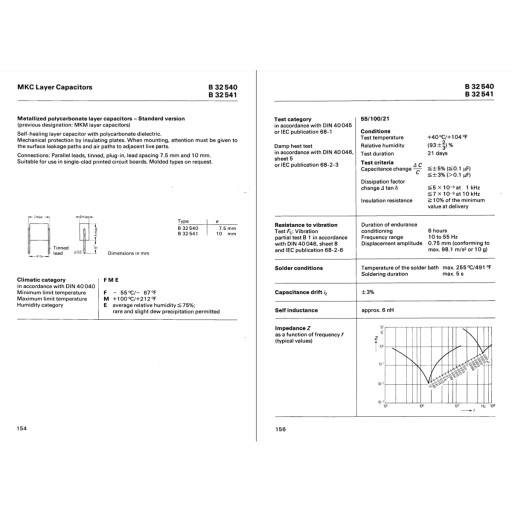 Kondenzátor MKC Siemens 10nF 250V R10 B32541 x5