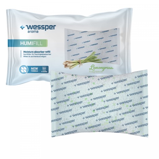 Náplň do absorbéra vlhkosti s vôňou citrónovej trávy 250g - Wessper