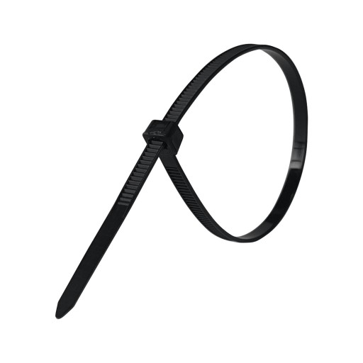 Sťahovacie pásky UV Sťahovacie pásky - 100 ks 4,8 x 250 mm, čierne