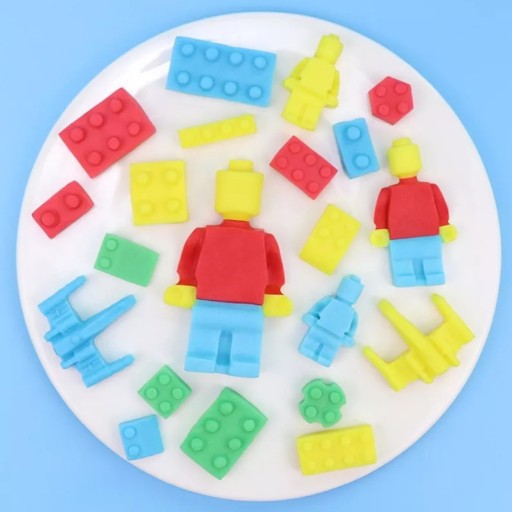 FORMA SILIKÓNOVÁ FORMA ČOKOLÁDY PRRALINES ŽELÉ TORTY LEGO BRICKS 883