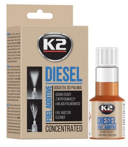K2 DIESEL 50 ML ČISTIČ VSTREKOVAČA 312