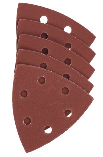 VELCRO BRÚSNY PAPIER TROJUHOLNÍK ŽEHLIČKA P180 5 KS
