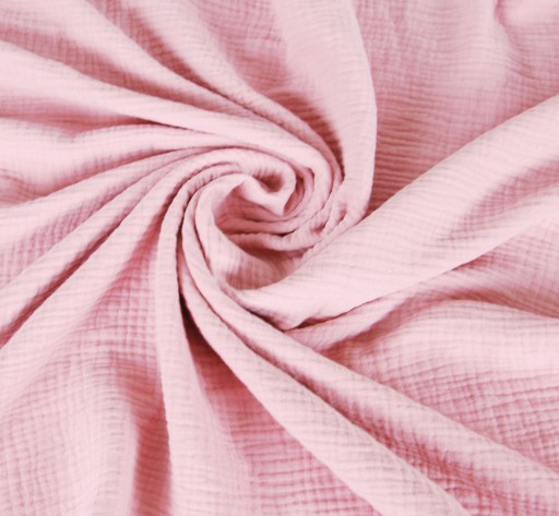 LuxTextil MUSLÍN DVOJITÁ GÁZOVÁ LÁTKA 100% BAVLNA 125g/m Jednofarebná 155cm
