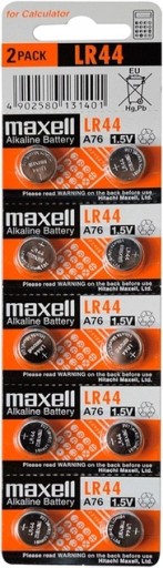 20x batérie Batéria MAXELL LR44 G13 A76 AG13 L1154