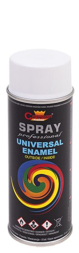 Univerzálny sprej na email 400ml LESK BIELA RAL9003