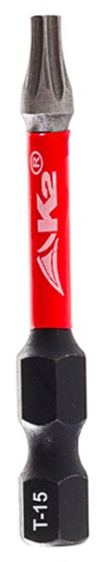 Nárazový hrot bitu pre skrutkovač K2 Impact TX15 TORX T-15 S2 50mm