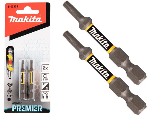 MAKITA E-03333 SKRUTKOVACIE HROTY T15 50MM 2 ks.