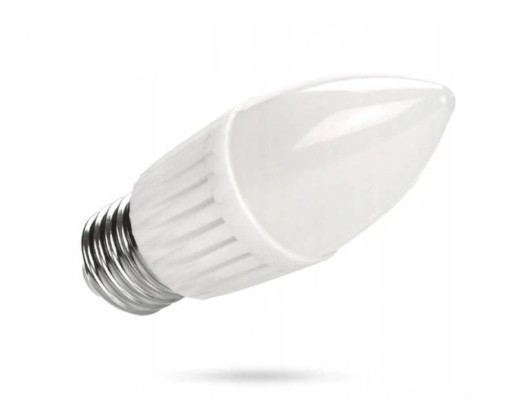 E27 ŽIAROVKA, SVIEČKA SLZNA, 6W, TEPLÁ FARBA LED