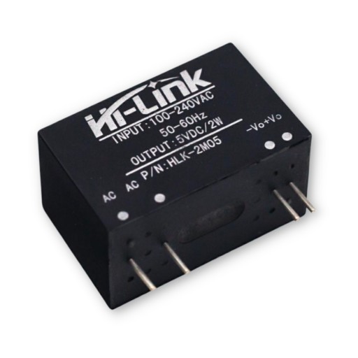 HLK-2M05 Modulárny AC-DC napájací zdroj 240V - 5V 2W 0,4A tlačový konvertor