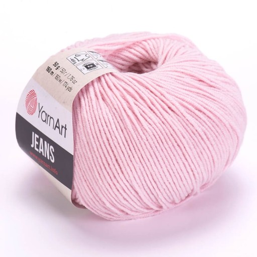 YARNART JEANS 18 púdrovo ružová priadza