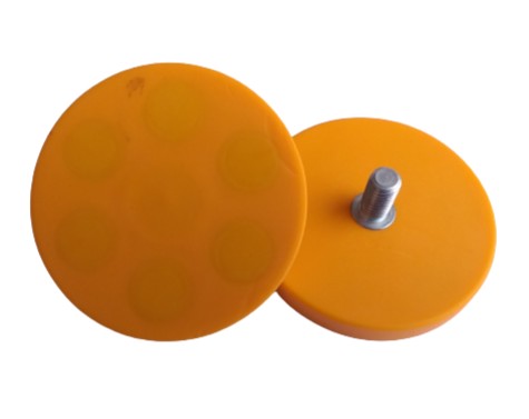 Gumový neodymový magnetický držiak C31L ORANŽOVÝ