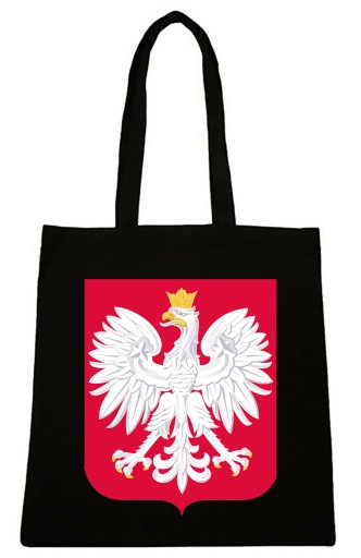 Bavlnená taška s vlasteneckou vlajkou Poľský znak