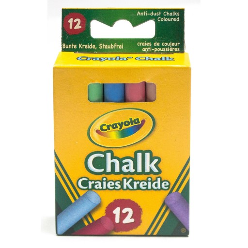 BEZPRACHOVÁ FAREBNÁ CHALK - 12 farieb