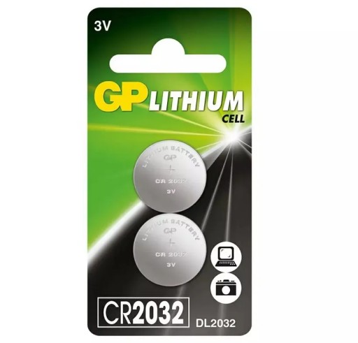2x lítiová batéria GP CR2032 3v tlačidlový článok pre diaľkové ovládanie airtag smartag