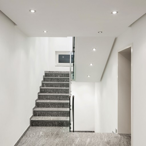 Hermetické halogénové očko pre Soffit Matt Black IP44