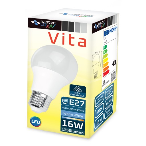 LED žiarovka E27 diódová 20 SMD 2835 16W 230V 3 FARBY