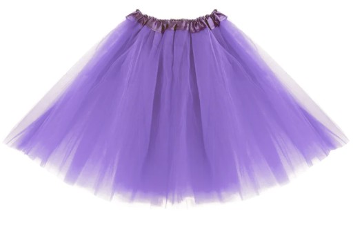 Tylová tutu sukňa pre dievčatá, HNEDÝ OUTFIT, 30 CM, karneval