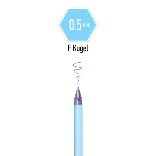 Berlingo stierateľné pero, modré, 1+2 ks