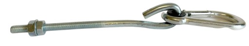 HÁČKOVÝ HÁK S KARABÍNOVÝM UCHYCENÍM 10MM