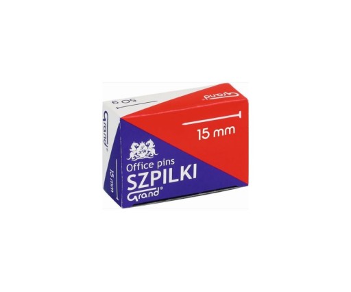 Krátke špendlíky 15 mm 50g Grand