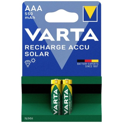 R3 550mAh NiMh batéria VARTA SOLAR 1 ks