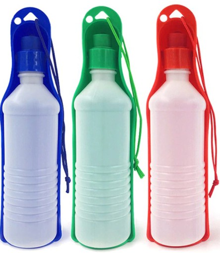 Turistická fľaša pre psa, napájadlo, misku, mačku, psa