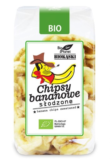 SLADKÉ BANÁNOVÉ ČÍPKY 150 g - BIO PLANÉTA
