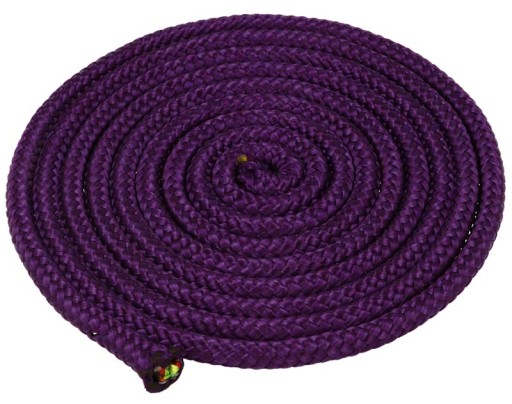 Lanová šnúra Šnúrka 6mm Purpurové polypropylénové jadro 10m