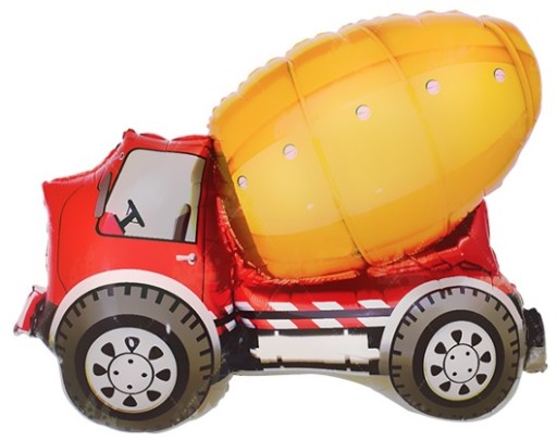 Fóliový balón KONŠTRUKCIA Miešačka na betón 82x68,5 cm
