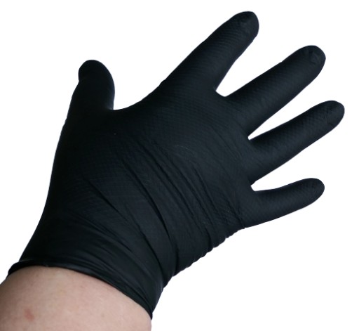 NITRAX GRIP ČIERNE RUKAVICE 9