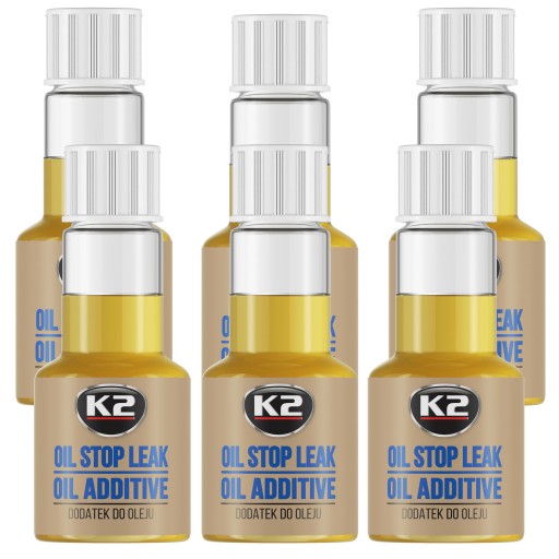K2 STOP LEAK LEAK OIL ADITIVE TESELER MOTOR ZNIŽUJE SPOTREBU OLEJA 50ML