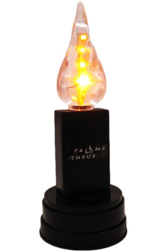 Veľká vložka na LED sviečky, živý plameň + batérie