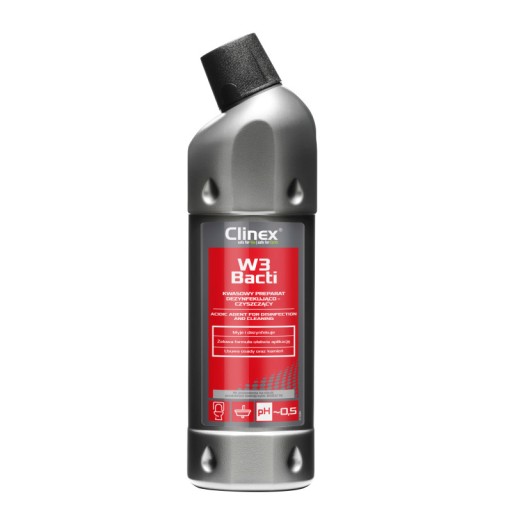 Clinex W3 Bacti - Dezinfekčný gél na čistenie WC 1l