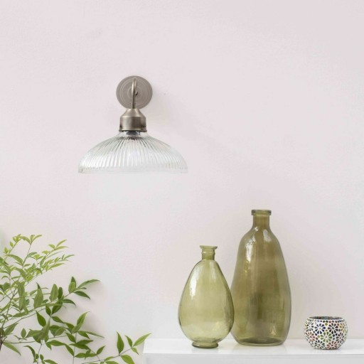 STRIEBORNÁ NÁSTENNÁ LAMPA NÁSTENNÁ LAMPA ELEGANTNÁ KOVOVÁ VINTAGE RETRO LOFT E27