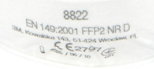 3M MASKA MODEL 8822 BALENIE 3 ks